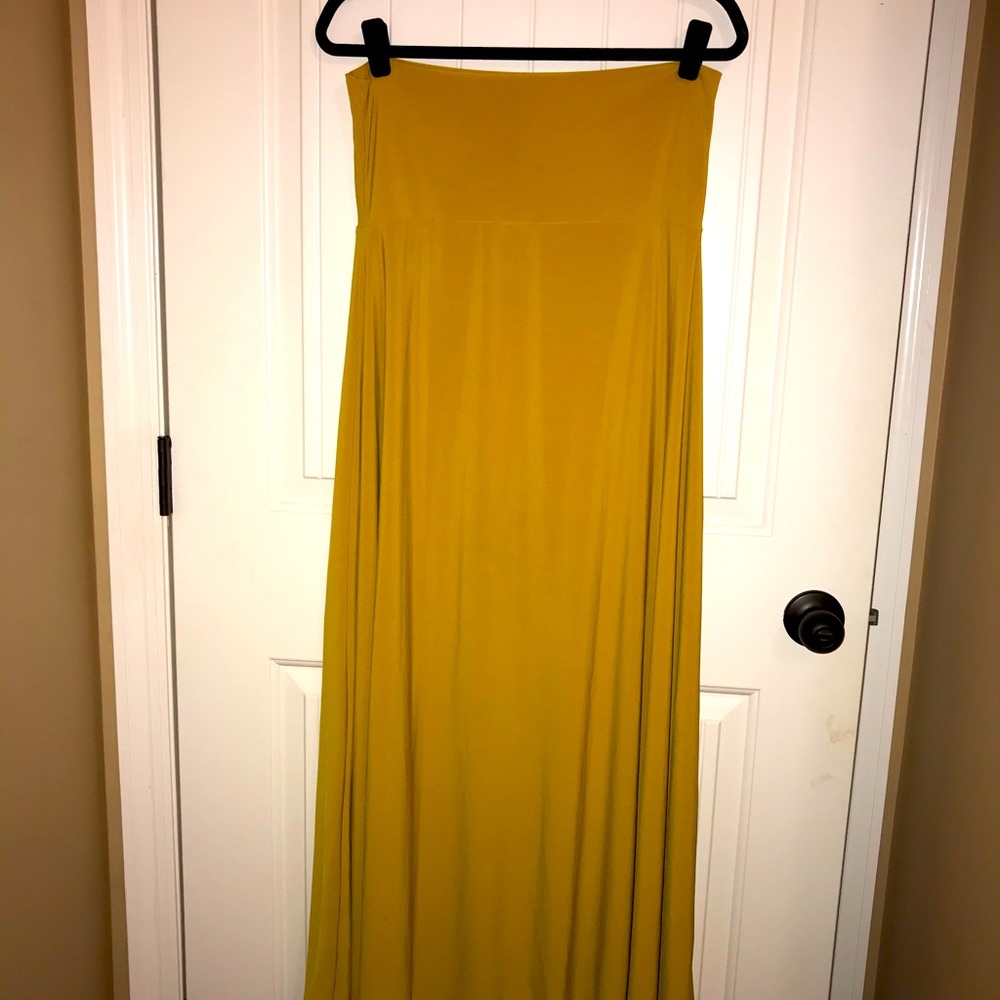LuLaRoe Golden Maxi Skirt